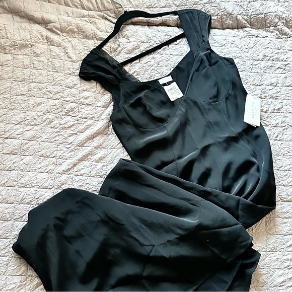 Valentino Black Long Gown Sz S-M - Picture 3 of 7